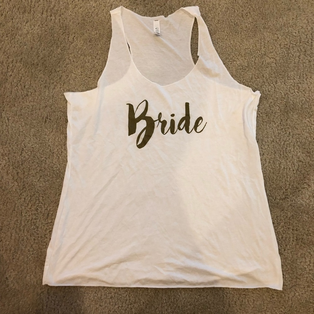 Bride tank top